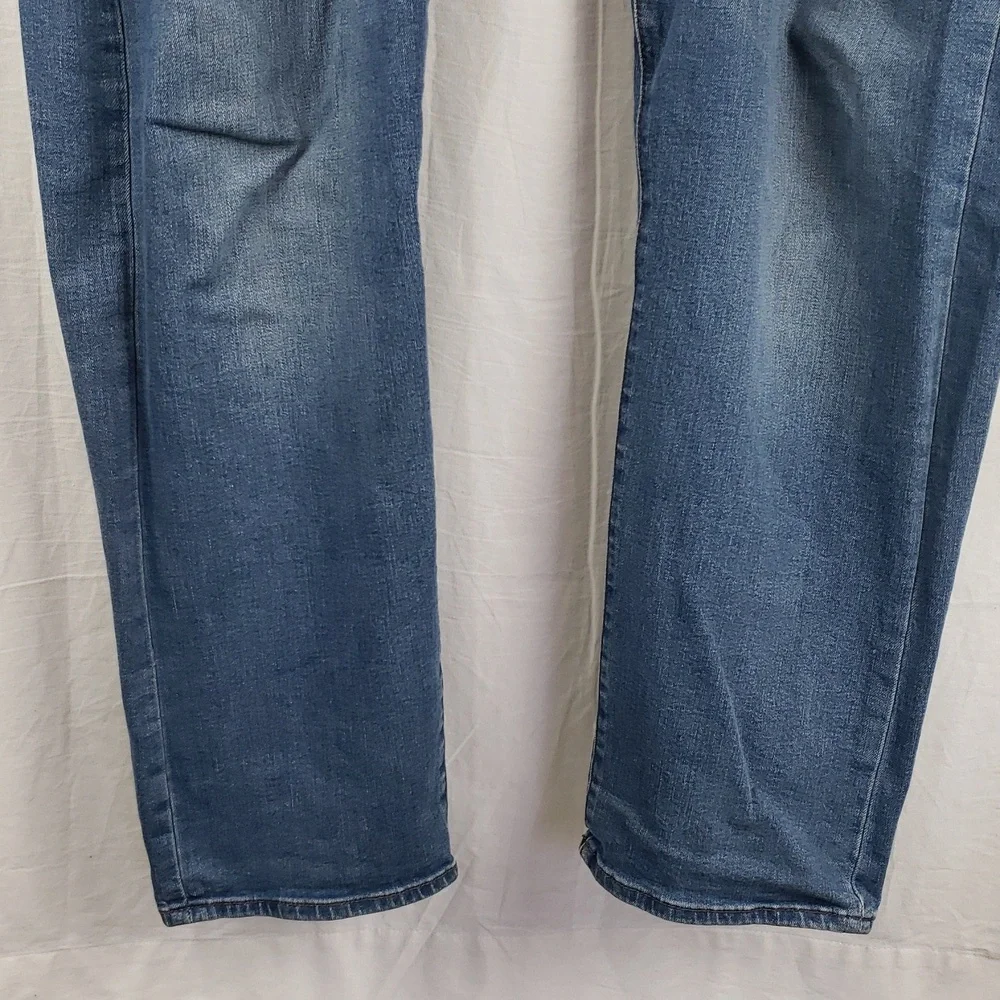 Lee Men's 40X30 Slim Fit Straight Leg Blue Jeans